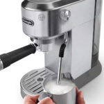 Delonghi EC890.M Dedica Duo Manual Espresso Coffee Machine with Cold Brew Silver
