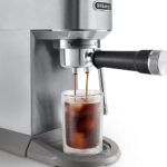 Delonghi EC890.M Dedica Duo Manual Espresso Coffee Machine with Cold Brew Silver