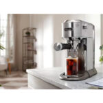 Delonghi EC890.M Dedica Duo Manual Espresso Coffee Machine with Cold Brew Silver