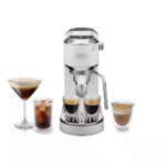 Delonghi EC890WI Dedica Duo Manual Espresso Coffee Machine with Cold Brew White