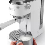 Delonghi EC890WI Dedica Duo Manual Espresso Coffee Machine with Cold Brew White