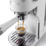 Delonghi EC890WI Dedica Duo Manual Espresso Coffee Machine with Cold Brew White