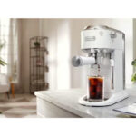 Delonghi EC890WI Dedica Duo Manual Espresso Coffee Machine with Cold Brew White