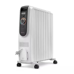 Delonghi TRD51025 Dragon EasyTronic Oil Filled Radiator 10 Fins 2500W White