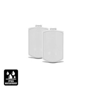 Elipson ELIRAI4BK Architect RAIN 4 Pair of IP66 Waterproof on-wall and on-ceiling 2-way speakers 80W White
