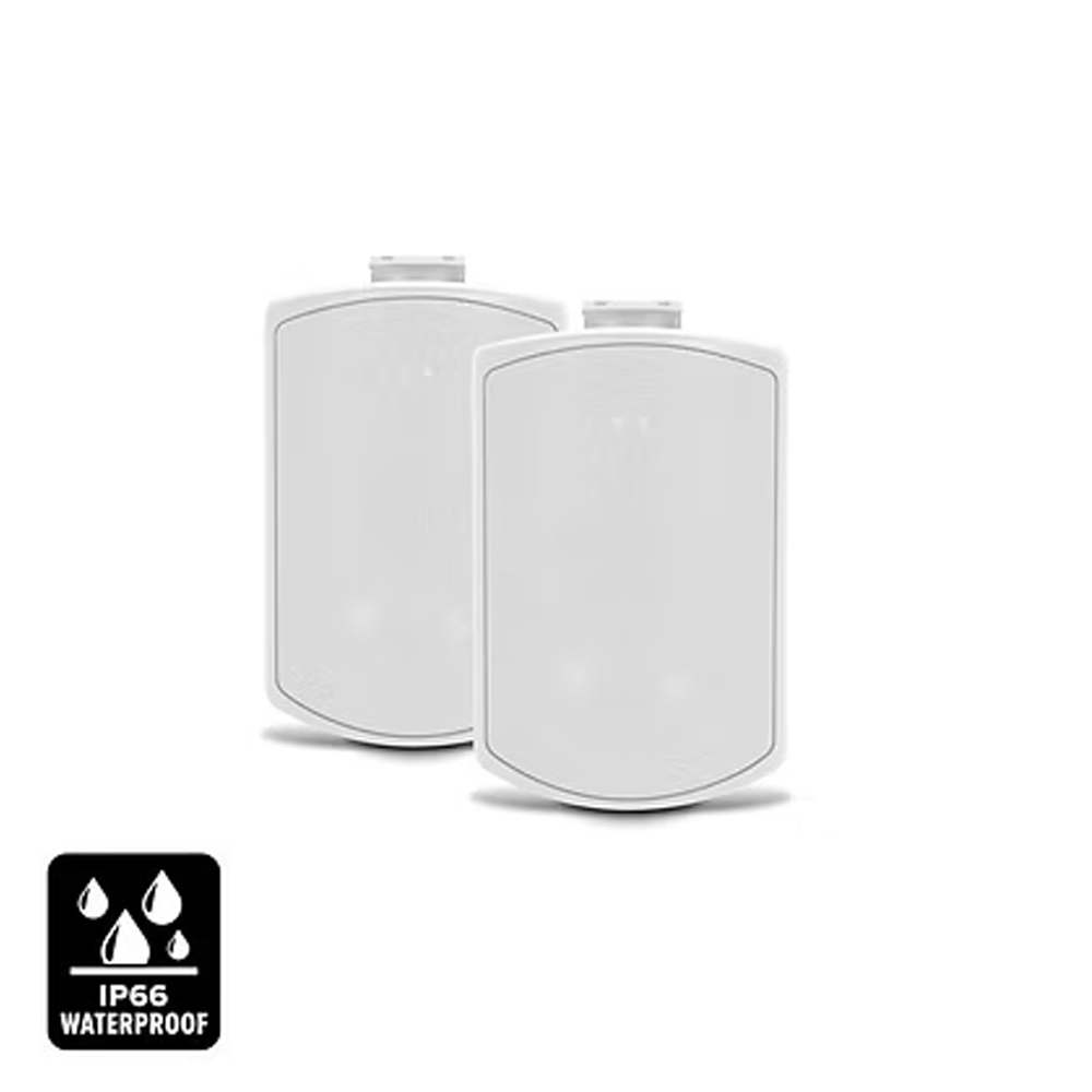 SKU1003551 Elipson ELIRAI6WT Architect RAIN 6 Pair of IP66 Waterproof on-wall and on-ceiling 2-way speakers 120W White