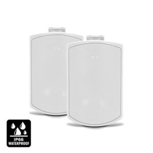 Elipson ELIRAI8WT Architect RAIN 8 Pair of IP66 Waterproof on-wall and on-ceiling 2-way speakers 150W White