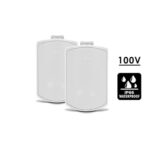Elipson ELIRAI6WT Architect RAIN 6 100V Pair of IP66 Waterproof on-wall and on-ceiling 2-way speakers White