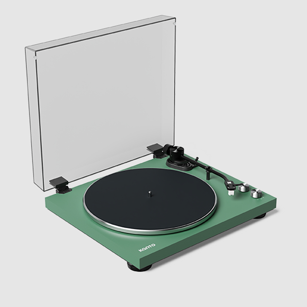 SKU1003570 Kanto OBI3VMB-C OBI3 BT Turntable Green