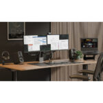 Kanto ORA4MB-C Pair of ORA4 POWERED REFERENCE 2-way active computer speakers 140W Black
