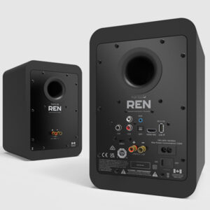 Kanto RENMB-C Pair of REN POWERED SPEAKER SYSTEM Bookshelf Active 2-way Bluetooth Speakers 200W Black