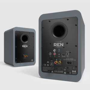 Kanto RENMG-C Pair of REN POWERED SPEAKER SYSTEM Bookshelf Active 2-way Bluetooth Speakers 200W Grey