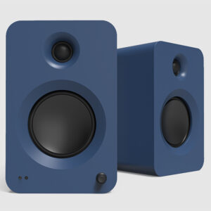 Kanto RENMU-C Pair of REN POWERED SPEAKER SYSTEM Bookshelf Active 2-way Bluetooth Speakers 200W Blue