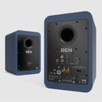 Kanto RENMU-C Pair of REN POWERED SPEAKER SYSTEM Bookshelf Active 2-way Bluetooth Speakers 200W Blue