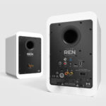 Kanto RENMW-C Pair of REN POWERED SPEAKER SYSTEM Bookshelf Active 2-way Bluetooth Speakers 200W White