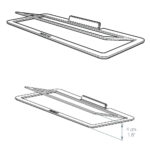Kanto S10 Center Speaker &/or Soundbar stand Black