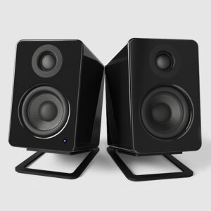 Kanto S2 Pair of Computer Speaker Stands Black