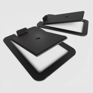Kanto S4 Pair of Computer Speaker Stands Black