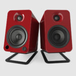 Kanto S4 Pair of Computer Speaker Stands Black