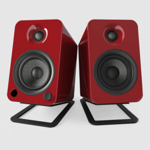 Kanto S4 Pair of Computer Speaker Stands Black
