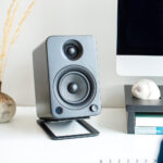 Kanto S4 Pair of Computer Speaker Stands Black