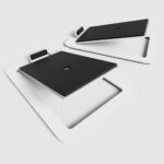 Kanto S4W Pair of Computer Speaker Stands White