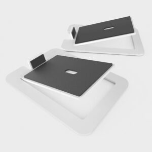 Kanto S6W Pair of Computer Speaker Stands White