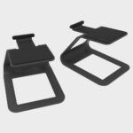 Kanto SE2 Pair of Elevated Computer Speaker Stands Black