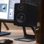 Kanto SE2 Pair of Elevated Computer Speaker Stands Black