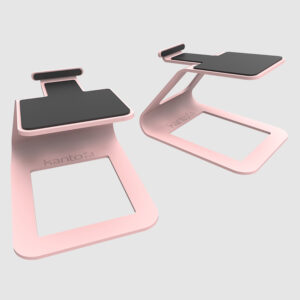 Kanto SE2P Pair of Elevated Computer Speaker Stands Pink