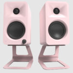 Kanto SE2P Pair of Elevated Computer Speaker Stands Pink