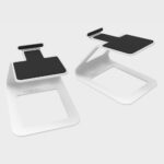 Kanto SE2W Pair of Elevated Computer Speaker Stands White