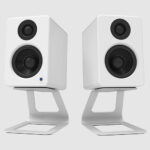 Kanto SE2W Pair of Elevated Computer Speaker Stands White
