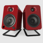 Kanto SE4 Pair of Elevated Computer Speaker Stands Black