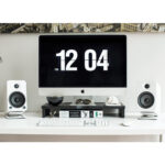 Kanto SE4 Pair of Elevated Computer Speaker Stands Black