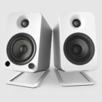 Kanto SE4W Pair of Elevated Computer Speaker Stands White