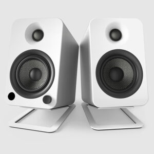 Kanto SE4W Pair of Elevated Computer Speaker Stands White