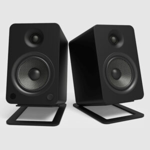 Kanto SE6 Pair of Elevated Computer Speaker Stands Black