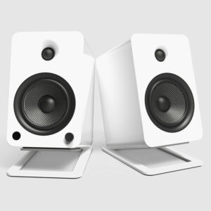 Kanto SE6W Pair of Elevated Computer Speaker Stands White