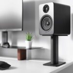 Kanto SP6HD Pair of Computer Speaker Stands 15.2cm Black
