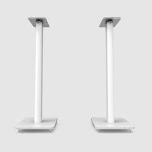 Kanto SP26PLW SP series Pair of Universal Floorstanding Stands for bookshelf speakers 66cm White