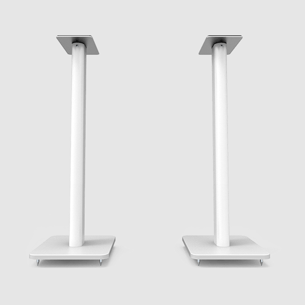 SKU1003603 Kanto SP26PLW SP series Pair of Universal Floorstanding Stands for bookshelf speakers 66cm White