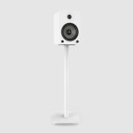 Kanto SP26PLW SP series Pair of Universal Floorstanding Stands for bookshelf speakers 66cm White