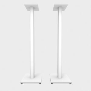 Kanto ST34W ST series Pair of Universal Floorstanding Stands for bookshelf speakers 86.3cm White