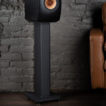 Kanto SX22 SX series Pair of Universal Floorstanding Stands for bookshelf speakers 55.9cm Black