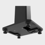 Kanto SX26 SX series Pair of Universal Floorstanding Stands for bookshelf speakers 66cm Black