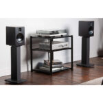 Kanto SX26W SX series Pair of Universal Floorstanding Stands for bookshelf speakers 66cm White