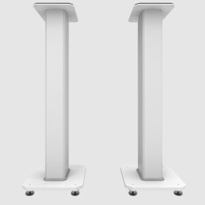 Kanto SX30W SX series Pair of Universal Floorstanding Stands for bookshelf speakers 76.2cm White