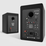 Kanto TUKMB-FG Pair of TUK Premium Bookshelf Active 2-way Bluetooth Speakers 260W Black