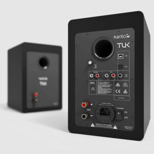 Kanto TUKMB-FG Pair of TUK Premium Bookshelf Active 2-way Bluetooth Speakers 260W Black